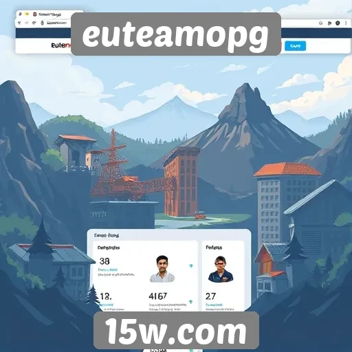 Análise da interface do site euteamopg